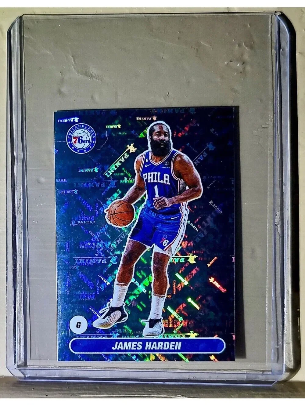 2023-24 James Harden Panini NBA Basketball #258 Sticker Philadelphia 76ers